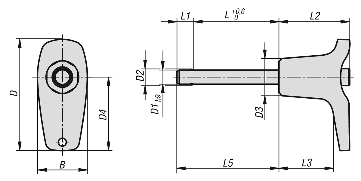 Locking pins with axial locking